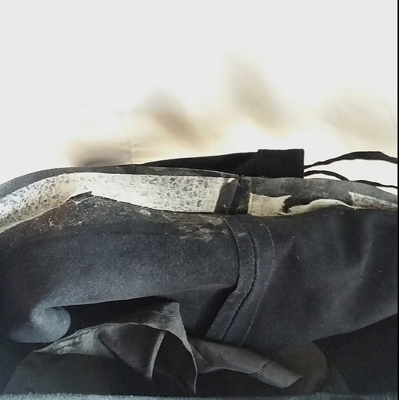 Vintage Black Suede Mini Skirt - Picture 10 of 10